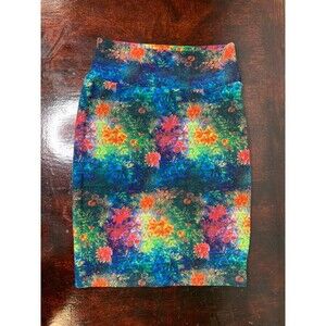 Lularoe Skirt Cassie Small Multicolor